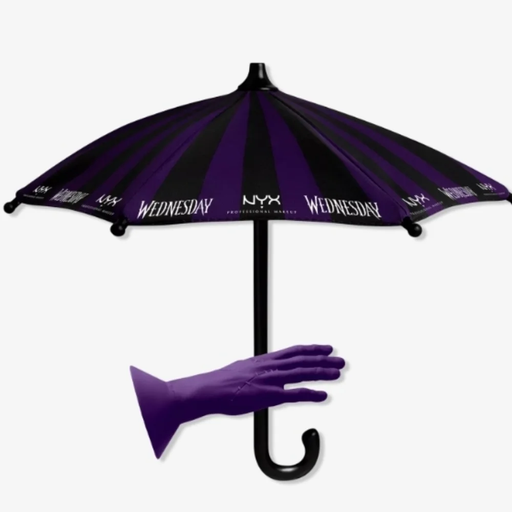 NYX Limited Ed. Wednesday Purple Grip Phone Case with Umbrella Graphic - Picture 4 of 4